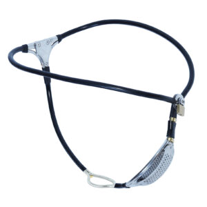 Female Restraint Chastity Belt Unoticeable Chastity Underwear for Men BDSM Slave Tool with Removable Anal Plugs Male Bandage Pants Sex Toy (Black）