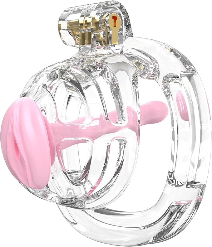 Comfortable Silicone Chastity Cage – Flexible and soft silicone chastity cage for comfort.