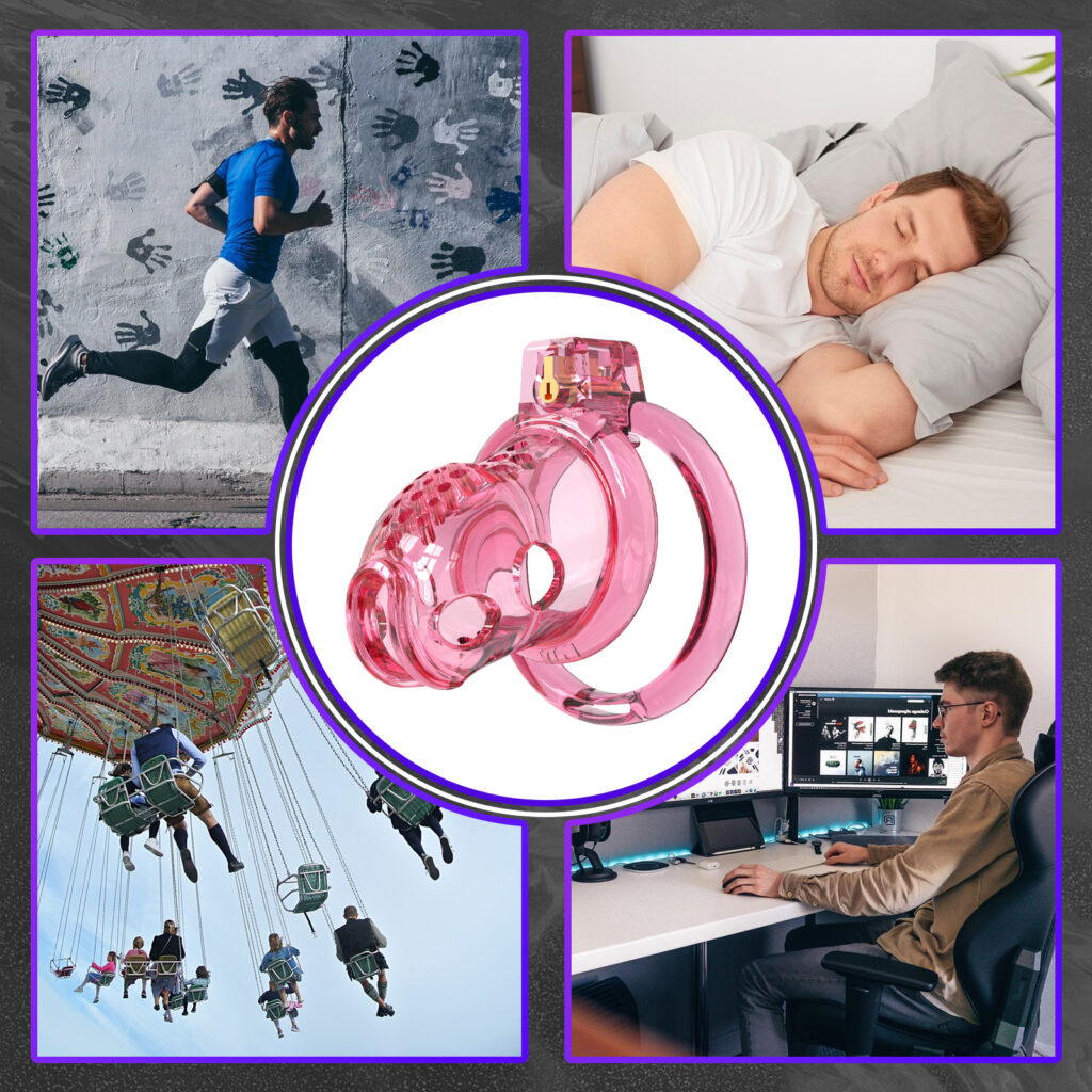 Comfortable chastity cage for daily wear