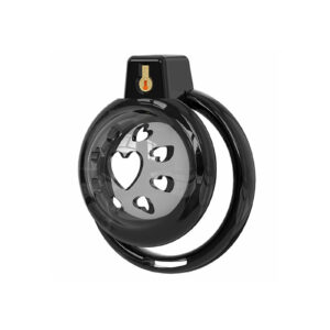 3D Printed  Resin Male Chastity Cage, 6 Sizing Rings , adult toy,Comfortable & Breathable（Black）