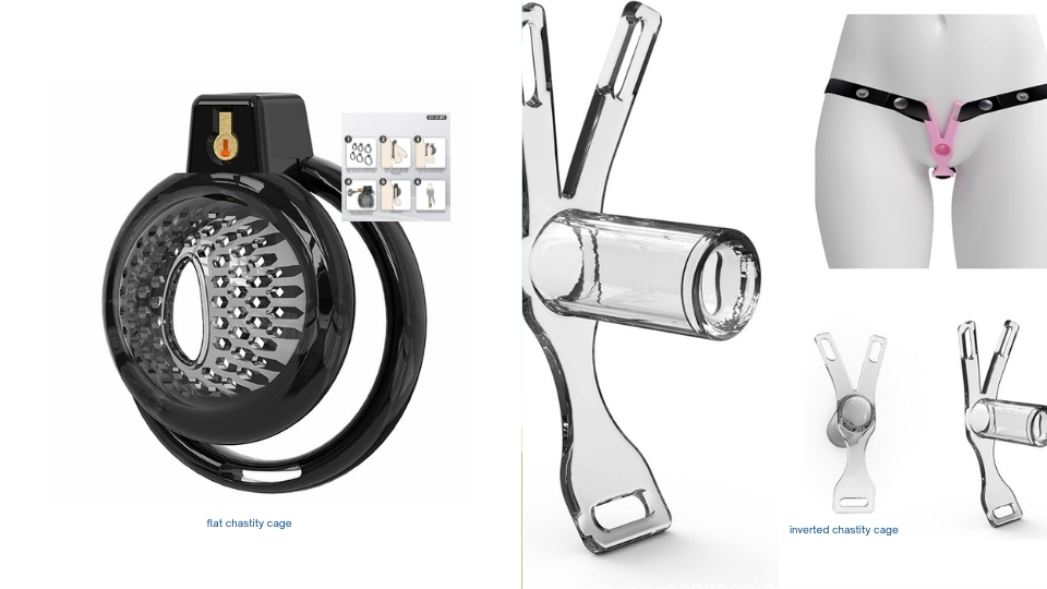 Flat vs Inverted Chastity Cage Comfort and Price Comparison