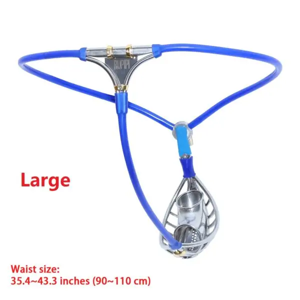 large male chastity belt waist size guide