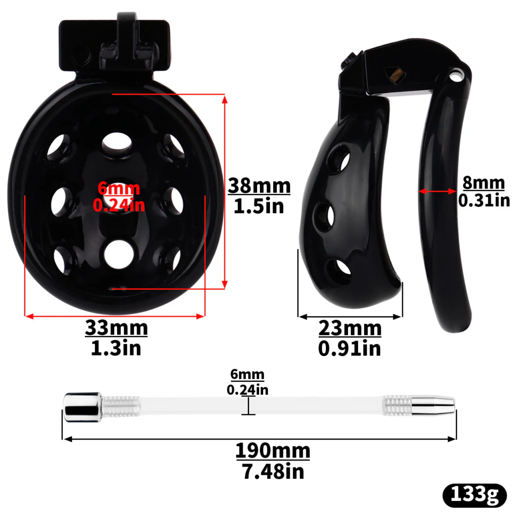 Soft TPE chastity cage vs resin cage comfort comparison