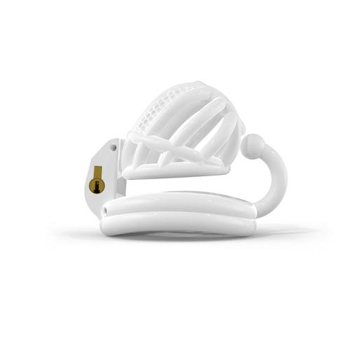 Soft TPE chastity cage with flexible transparent material
