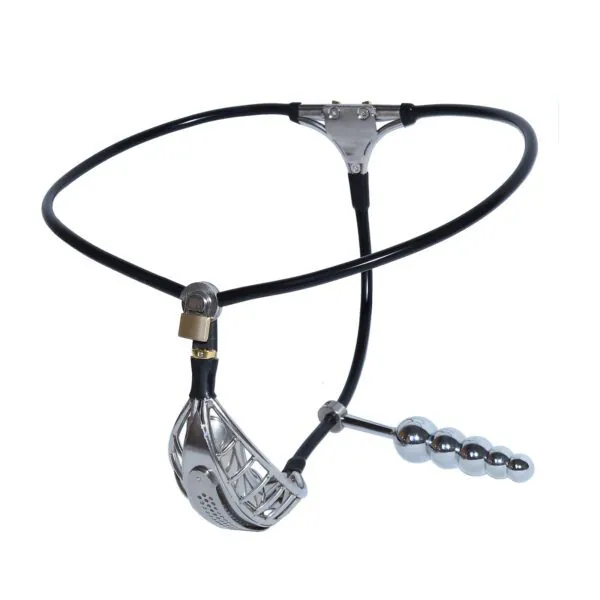 Adjustable waist strap on Rupipi male chastity belt for better fit